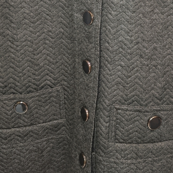 JPR Women's Grey Button Down Top Size Large - Picture 6 of 6